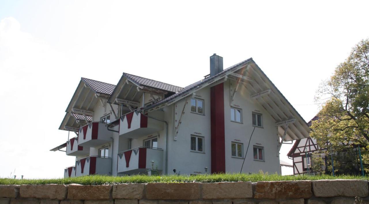 Zum Kreuzritter Aparthotel Wuestenrot Luaran gambar